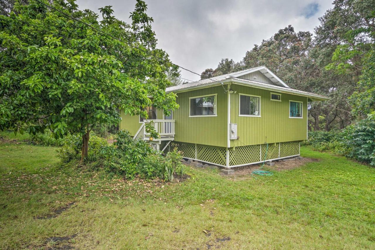 Peaceful Abode With Deck, 13 Mi To Black Sand Beach! Naalehu Exterior foto