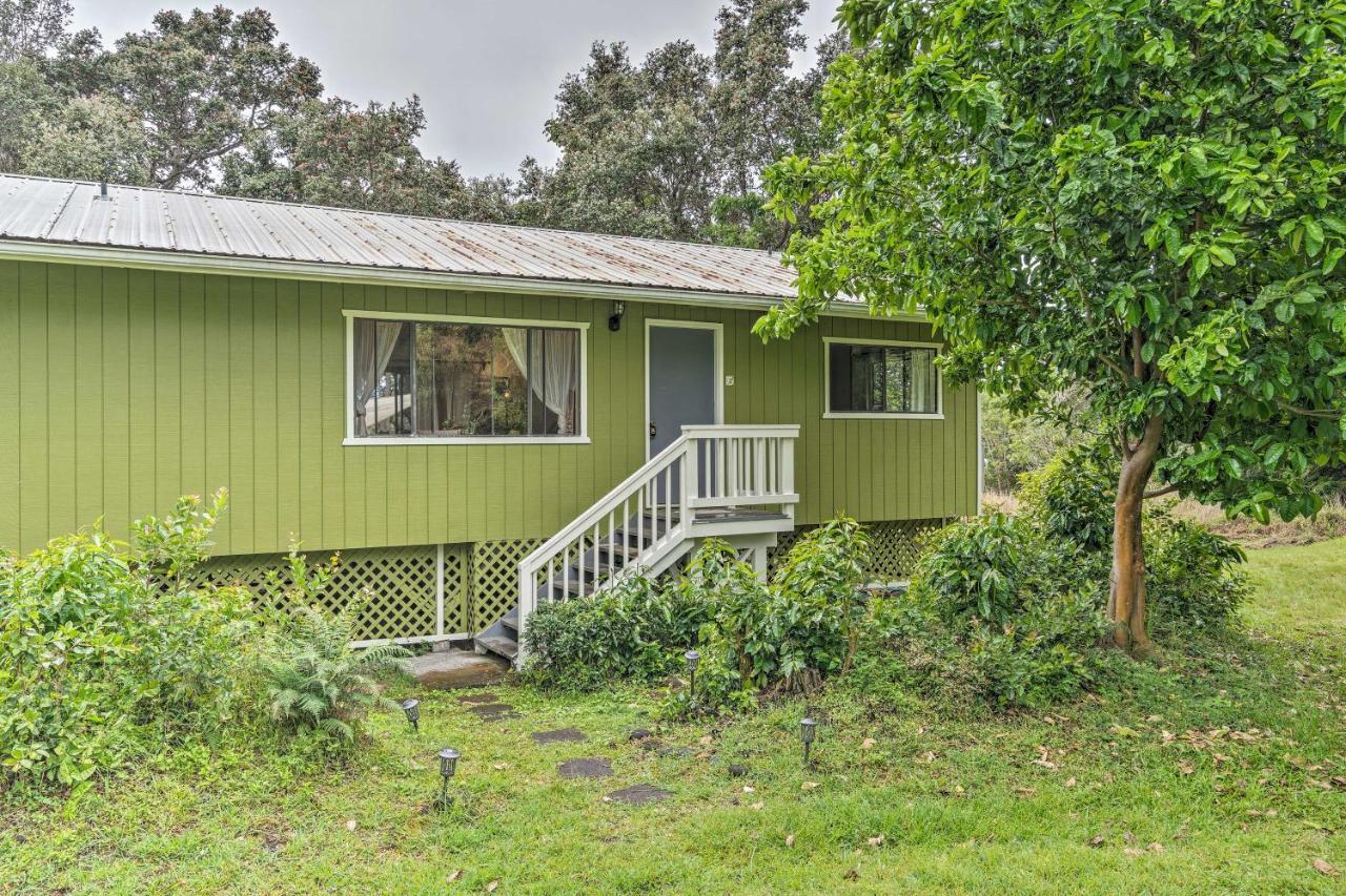 Peaceful Abode With Deck, 13 Mi To Black Sand Beach! Naalehu Exterior foto